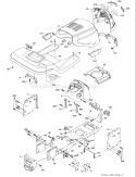 Page A Diagram and Parts List for 2448 YTH  96015000101 -2005-03 Husqvarna Lawn Tractor