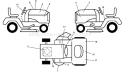 Page B Diagram and Parts List for 2448 YTH  96015000102 -2005-03 Husqvarna Lawn Tractor