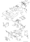 Part Location Diagram of 532196095 Husqvarna Dash P/L M