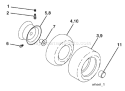 Page J Diagram and Parts List for 2448 YTH  96015000103 -2005-03 Husqvarna Lawn Tractor