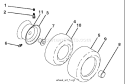 Page J Diagram and Parts List for 2448T YTH  96043000800 -2006-03 Husqvarna Lawn Tractor