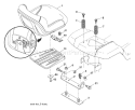 Page H Diagram and Parts List for 2448T YTH  96043000800 -2006-03 Husqvarna Lawn Tractor