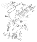 Page C Diagram and Parts List for 2448T YTH  96043000801 -2006-04 Husqvarna Lawn Tractor