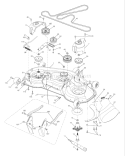 Page F Diagram and Parts List for 2448T YTH  96043000801 -2006-04 Husqvarna Lawn Tractor