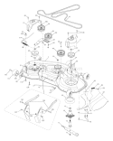 Page F Diagram and Parts List for 2448T YTH  96043000802 -2006-03 Husqvarna Lawn Tractor