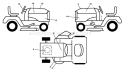 Page B Diagram and Parts List for 2454 YTH  96042004800 -2007-04 Husqvarna Lawn Tractor