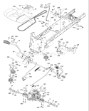 Page C Diagram and Parts List for 2454 YTH  96042004800 -2007-04 Husqvarna Lawn Tractor