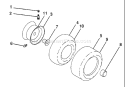 Page J Diagram and Parts List for 2454 YTH  96043003400 -2006-12 Husqvarna Lawn Tractor