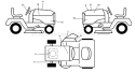 Page B Diagram and Parts List for 2454 YTH  96043003400 -2006-12 Husqvarna Lawn Tractor