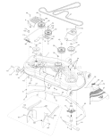 Page F Diagram and Parts List for 2454 YTH  96043003400 -2006-12 Husqvarna Lawn Tractor