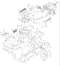 Page A Diagram and Parts List for 2454 YTH  96043003401 -2006-12 Husqvarna Lawn Tractor