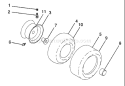 Page J Diagram and Parts List for 2454 YTH  96043003401 -2006-12 Husqvarna Lawn Tractor