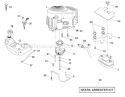 Page E Diagram and Parts List for 2454 YTH  96043003401 -2006-12 Husqvarna Lawn Tractor