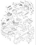 Page A Diagram and Parts List for 2454 YTH  96043003402 -2008-02 Husqvarna Lawn Tractor