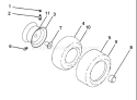 Page J Diagram and Parts List for 2454 YTH  96043003402 -2008-02 Husqvarna Lawn Tractor