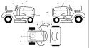 Page B Diagram and Parts List for 2454 YTH  96043003402 -2008-02 Husqvarna Lawn Tractor