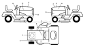Page B Diagram and Parts List for 2454T YTH  96043002200 -2006-03 Husqvarna Lawn Tractor