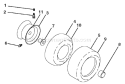 Page J Diagram and Parts List for 2454T YTH  96043002203 -2006-03 Husqvarna Lawn Tractor