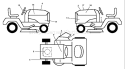 Page B Diagram and Parts List for 2454T YTH  96043002203 -2006-03 Husqvarna Lawn Tractor