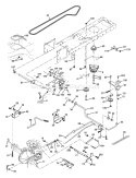 Page C Diagram and Parts List for 2548A YTH  954571984 -2004-06 Husqvarna Lawn Tractor