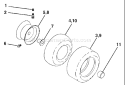 Page J Diagram and Parts List for 2548B YTH  954571984 -2004-06 Husqvarna Lawn Tractor