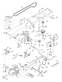 Page C Diagram and Parts List for 2548B YTH  954571984 -2004-06 Husqvarna Lawn Tractor