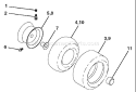 Page J Diagram and Parts List for 2748 YTH  96013001000 -2004-12 Husqvarna Lawn Tractor