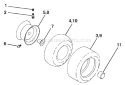 Page J Diagram and Parts List for YTKH 1848 XPC 954568489 -2004-04 Husqvarna Lawn Tractor
