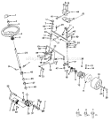 Page M Diagram and Parts List for YT120 YT 120 1990-01 Husqvarna Lawn Tractor