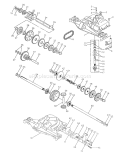 Part Location Diagram of 4171 Husqvarna Input Shaft Assembly Kit