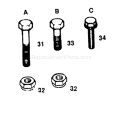 Page P Diagram and Parts List for YT120 YT 120 HVAR -1990-03 Husqvarna Lawn Tractor