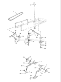 Page E Diagram and Parts List for YT125 YT 125 1990-01 Husqvarna Lawn Tractor