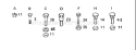 Page F Diagram and Parts List for YT125 YT 125 1990-01 Husqvarna Lawn Tractor