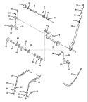 Page F Diagram and Parts List for YT140H YT 140 H H14H38B -954000151 -1991-01 Husqvarna Lawn Tractor