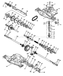 Part Location Diagram of 106605X Husqvarna Gear, Bevel, 42 Teeth