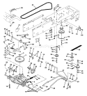 Page D Diagram and Parts List for YT150 YT 150 HCA -954840021 -1996-01 Husqvarna Lawn Tractor