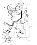 Page E Diagram and Parts List for YT150 YT 150 HCA -954840021 -1996-01 Husqvarna Lawn Tractor