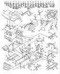 Part Location Diagram of 532135034 Husqvarna Chassis