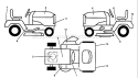 Page D Diagram and Parts List for YT160 YT 160 HU1642A -1993-01 Husqvarna Lawn Tractor
