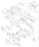 Part Location Diagram of 532154794 Husqvarna Dash Slkscr PLM E AHM NC Sym