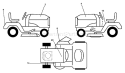 Part Location Diagram of CL46 Husqvarna 3 Bin Bagger