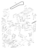 Part Location Diagram of 532156049 Husqvarna Shaft Assembly Cross 20"