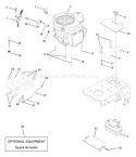 Page E Diagram and Parts List for YT180 YT 180 954140009A -1997-01 Husqvarna Lawn Tractor