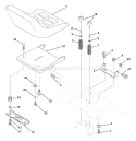 Page I Diagram and Parts List for YT180 YT 180 954140009A -1997-01 Husqvarna Lawn Tractor