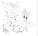 Page I Diagram and Parts List for YT180 YT 180 HN1842A -954000652 -1994-01 Husqvarna Lawn Tractor