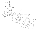 Page K Diagram and Parts List for YT190 YT 190 954001982A -1995-03 Husqvarna Lawn Tractor