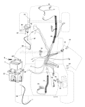 Page D Diagram and Parts List for YT1942T YT 1942 T 96043000300 -2006-05 Husqvarna Lawn Tractor