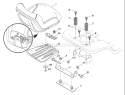 Page H Diagram and Parts List for YT1942T YT 1942 T 96043000300 -2006-05 Husqvarna Lawn Tractor