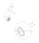 Wheels And Tires Diagram and Parts List for Z4824 2012-07 - 968999512 Husqvarna Lawn Tractor