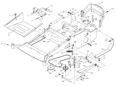 Part Location Diagram of 539105151 Husqvarna CONSOLE W/ DECAL